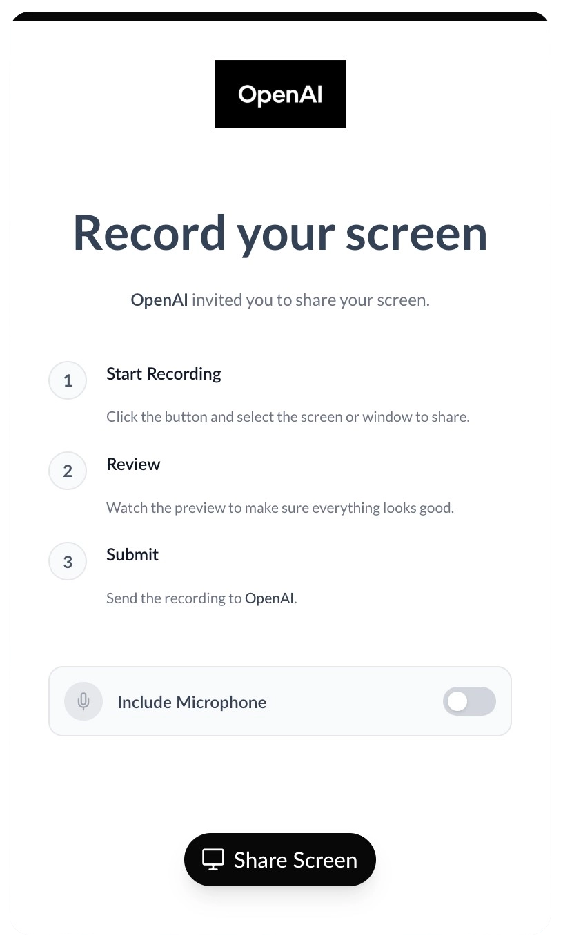 Customized workspace example for OpenAI