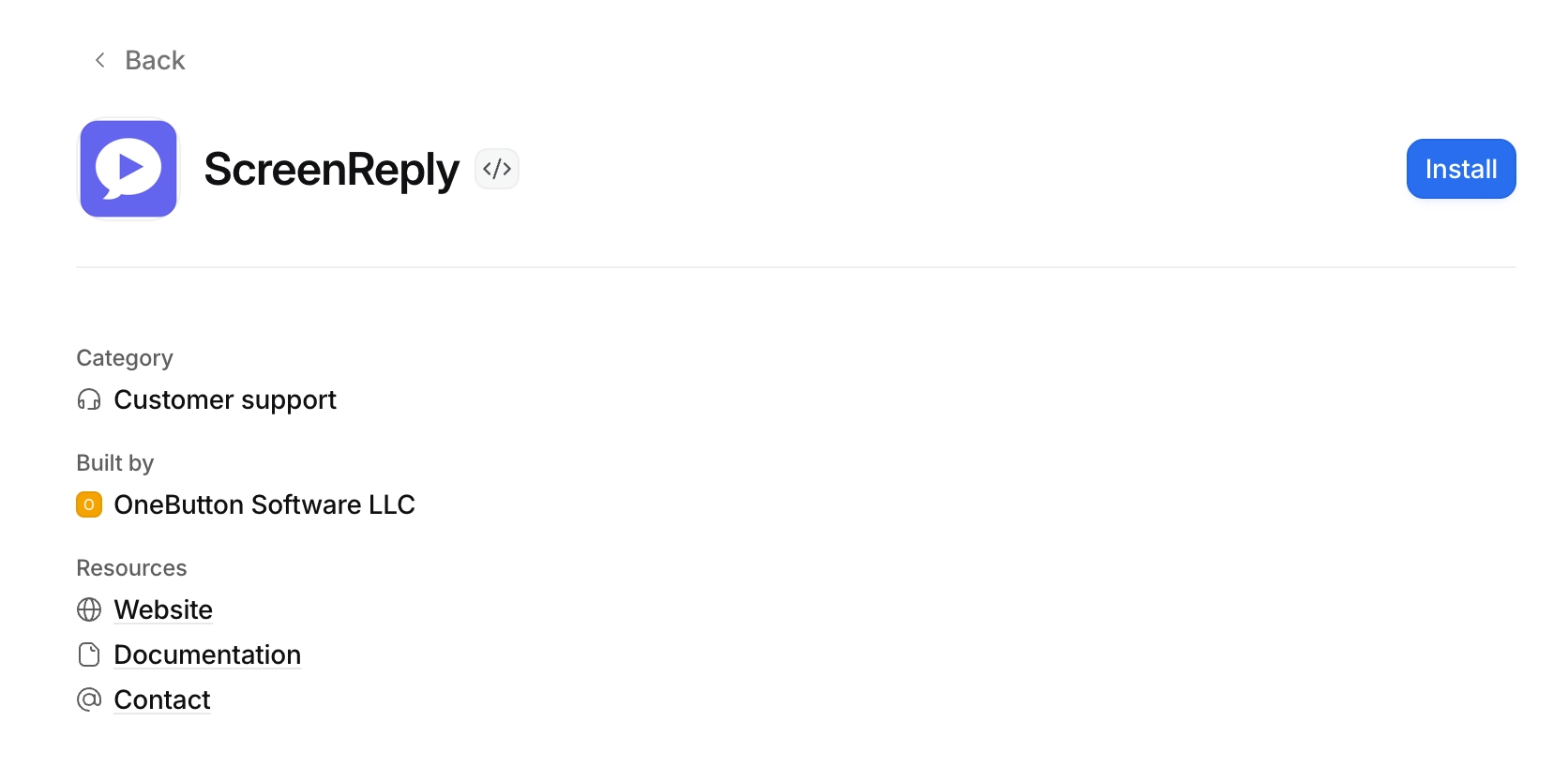 Install ScreenReply from Attio App Store