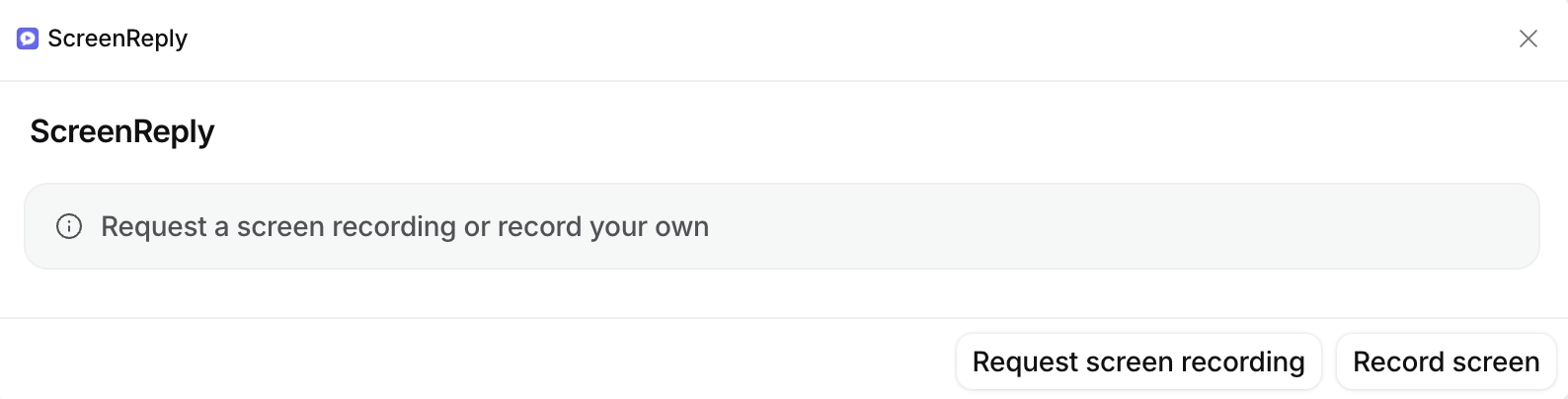 Generating a ScreenReply link from an Attio record sidebar