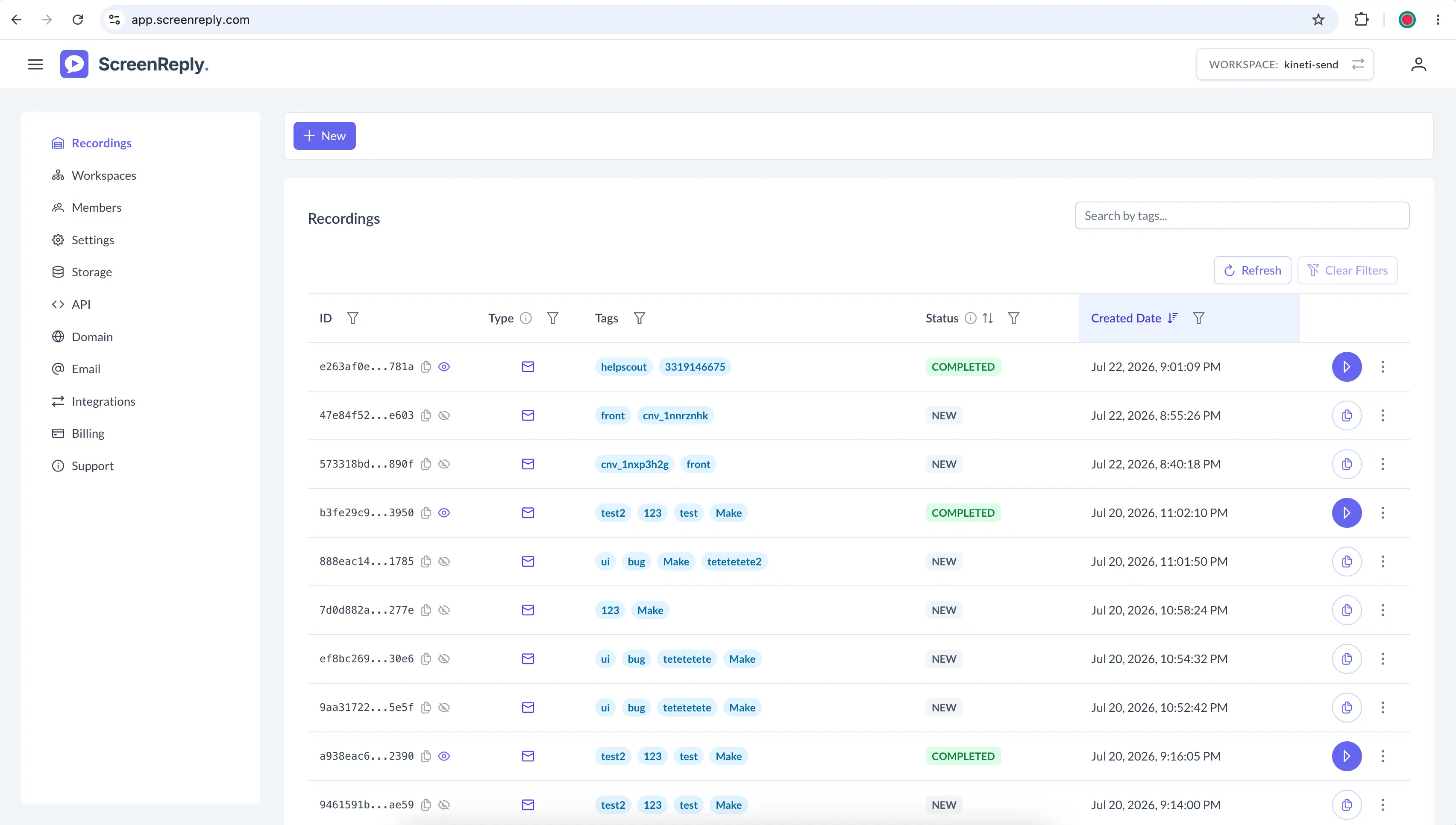 ScreenReply Centralized Video Dashboard